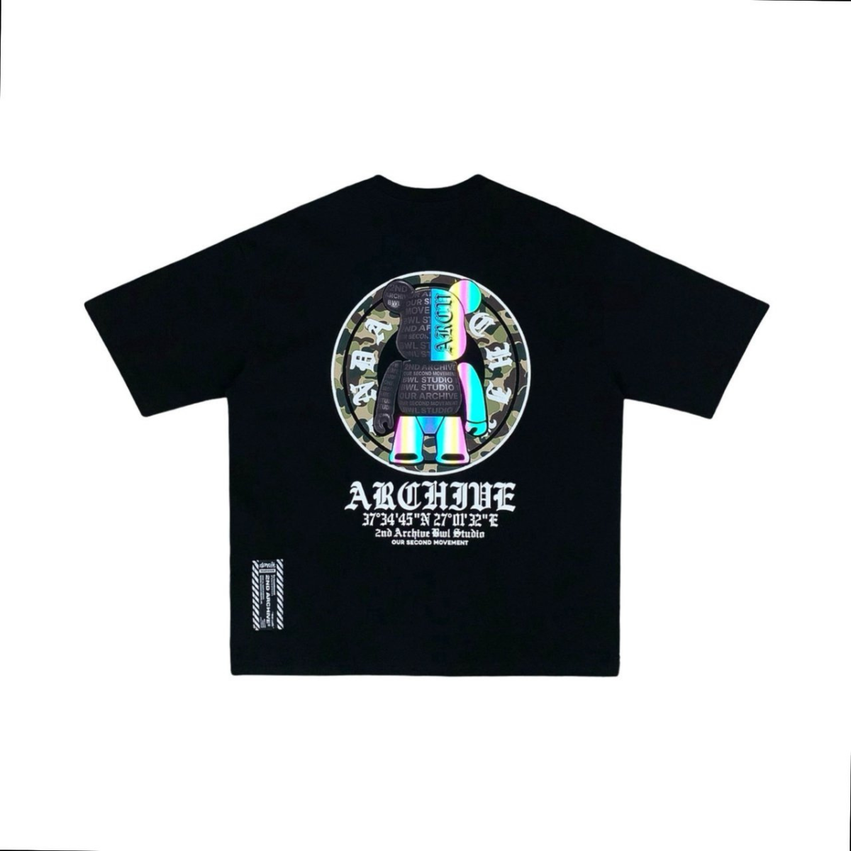 2nd Archive]ミリタリーサークル テディベア TシャツMade in Korea