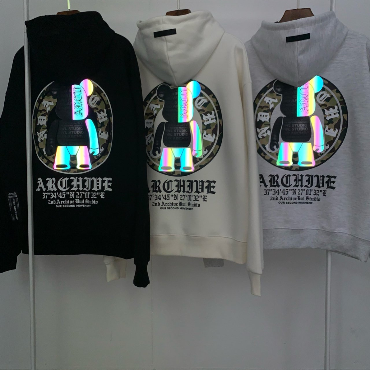 柔らかいスウェット素材の風合いがわかる布地アップ写真