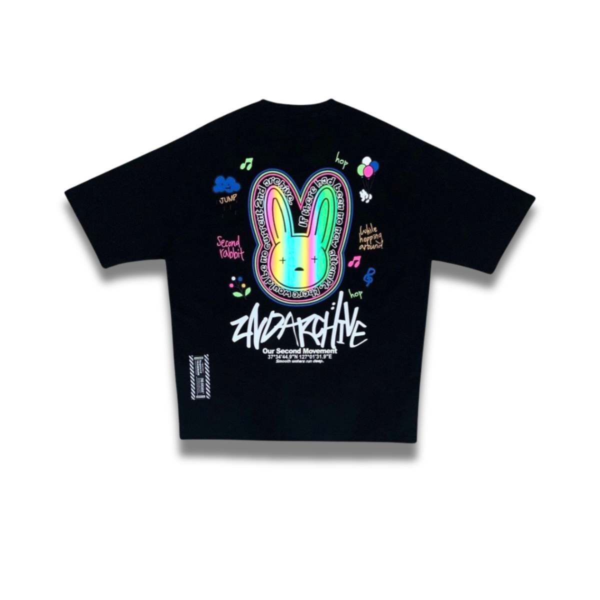 2nd Archive]バルーンスコッチラビットTシャツ Made in Korea