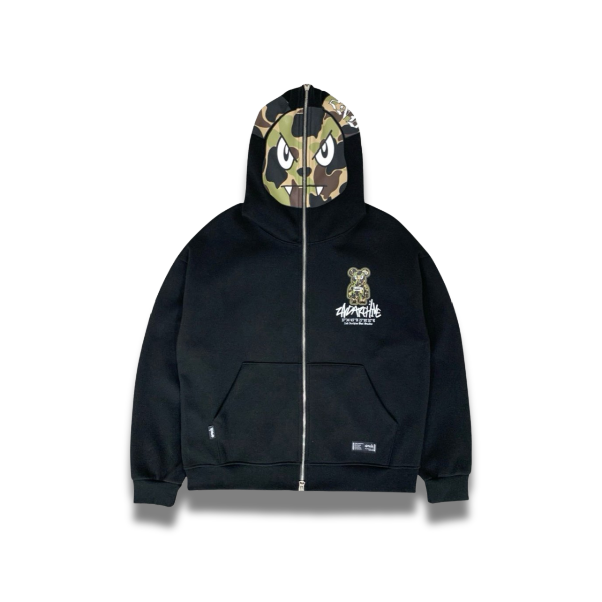 2nd Archive]カカモベアジップアップパーカー※セット販売ありMade in