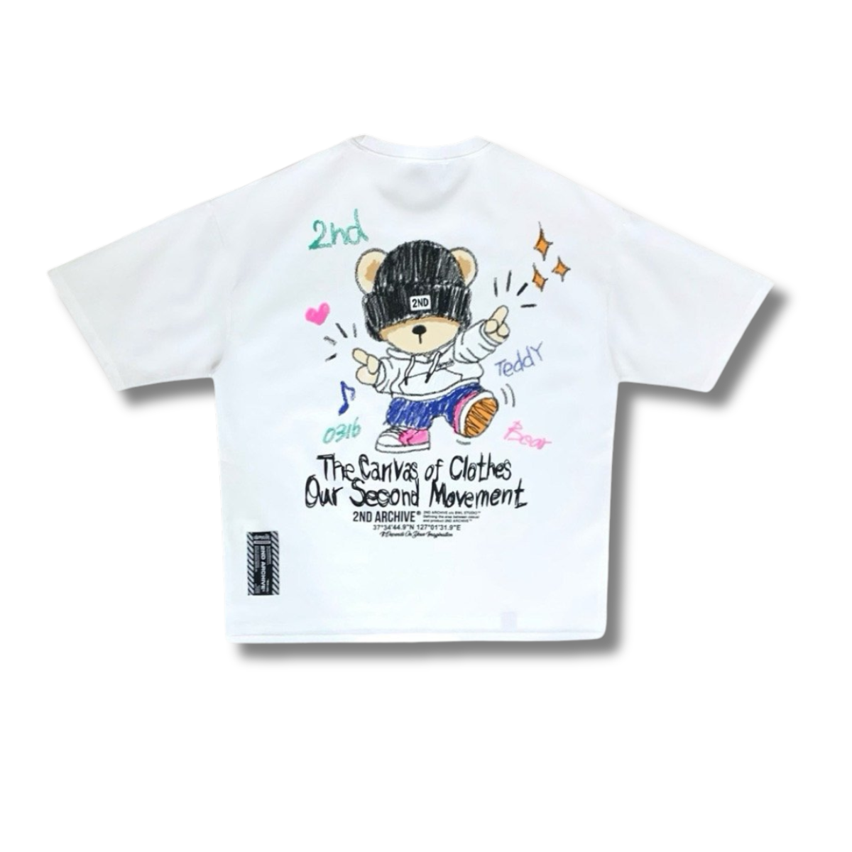 2nd Archive]ニット帽 クレヨンベア TシャツMade in Korea – Hippada