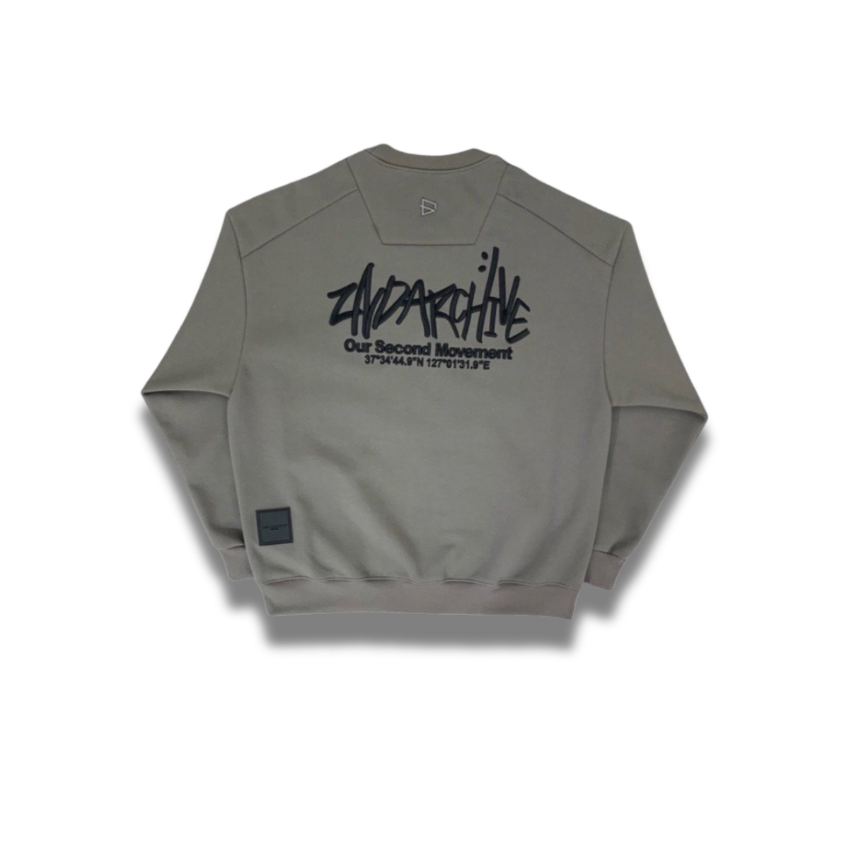 刺繍ロゴ スウェット 韓国ストリート | Embroidered Logo Sweatshirt