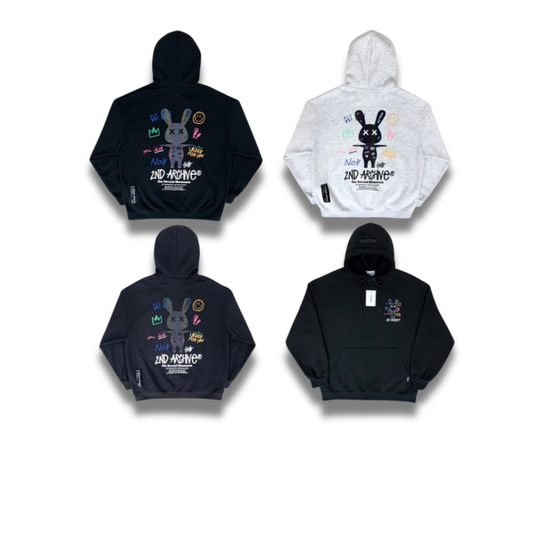 ポップなグラフィックが目を引く、2nd Archiveのパーカー