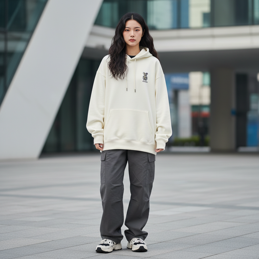 Camouflage Bear Hoodie - Front