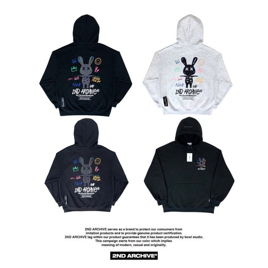 ポップなグラフィックが目を引く、2nd Archiveのパーカー
