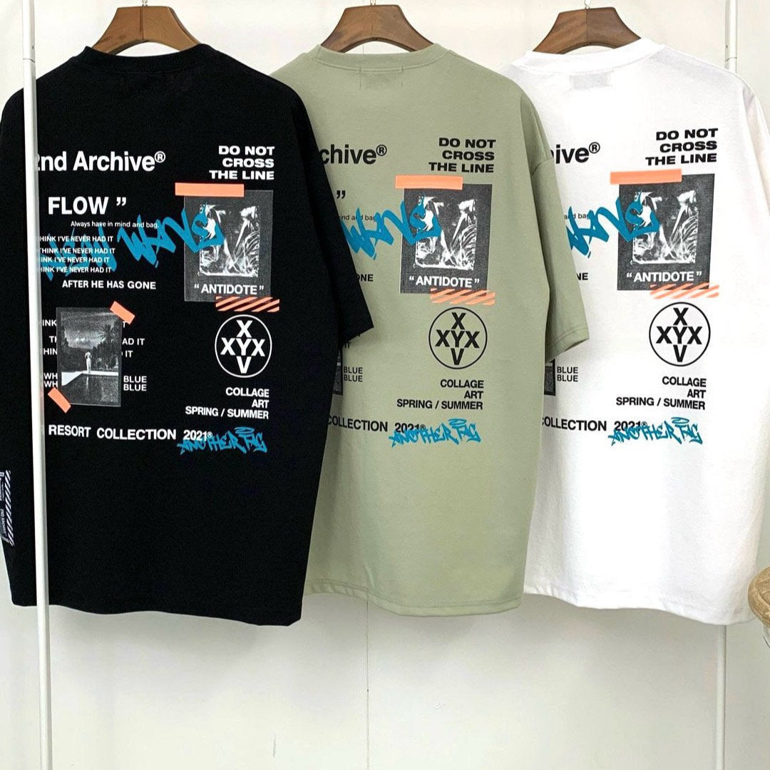ストリートウェア Tシャツ | 2nd Archive | ロゴ グラフィック | 韓国 トレンド | ユニセックス