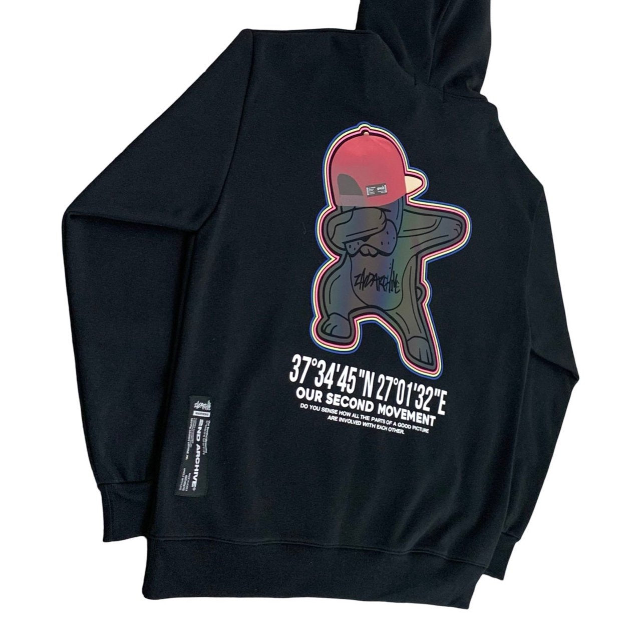 Comfortable hoodie with unique bear graphic best-seller