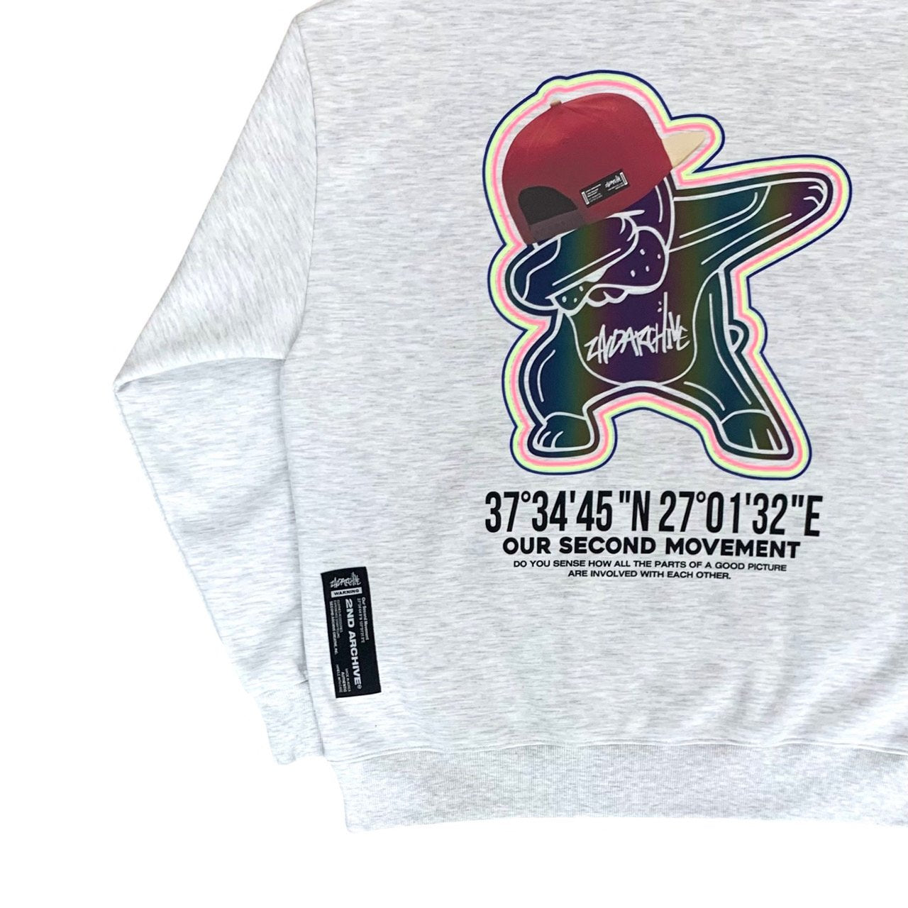 3-color hoodie with chic bear reflection best-seller