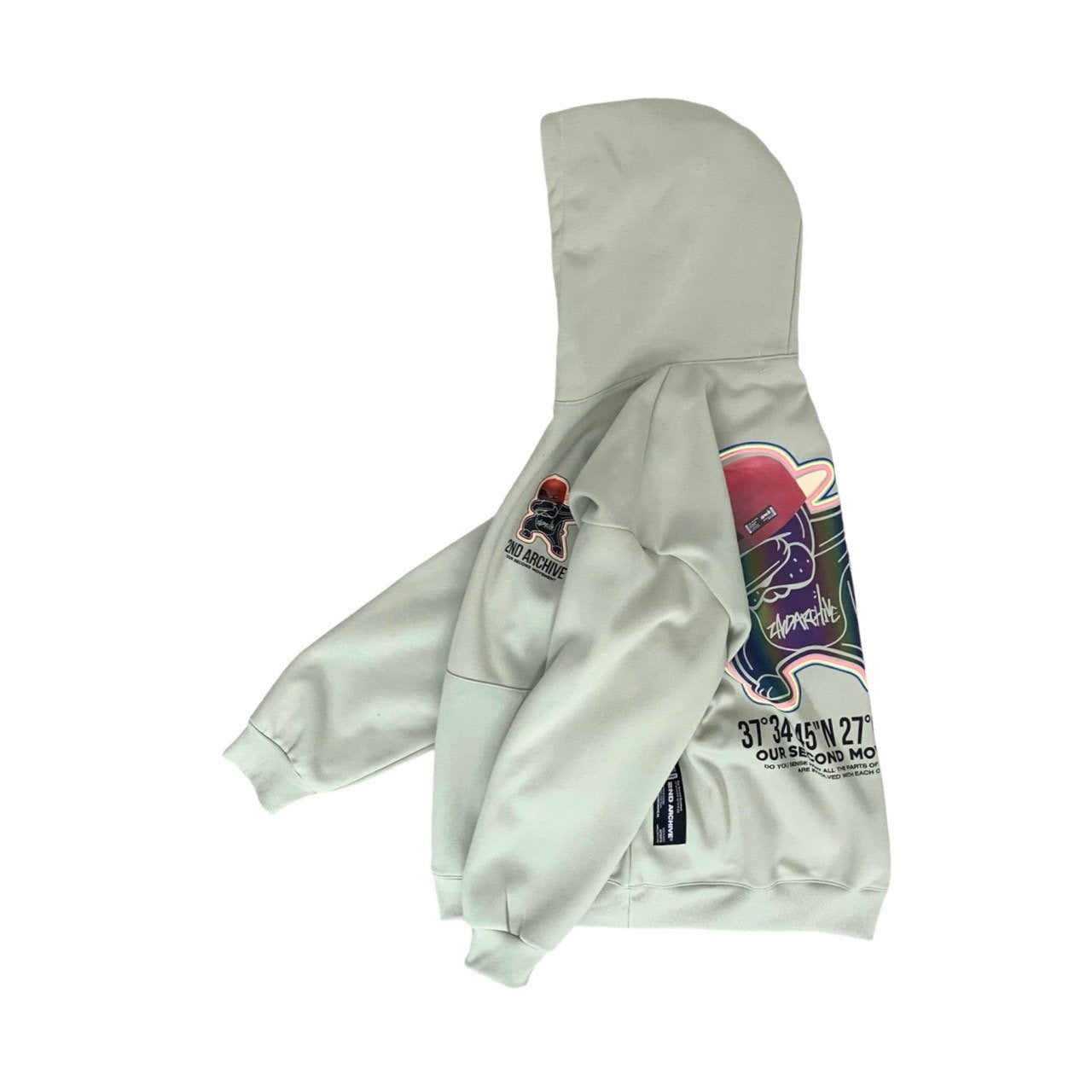 Stylish cute bear print hoodie sweatshirt best-seller