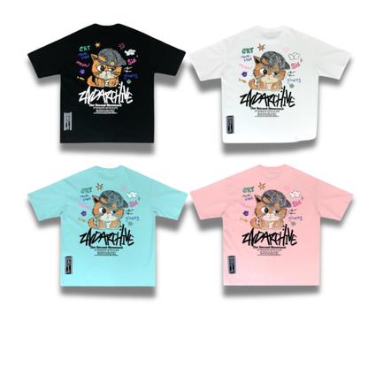 [2nd Archive]ボールキャップキャットTシャツ(SAB214)