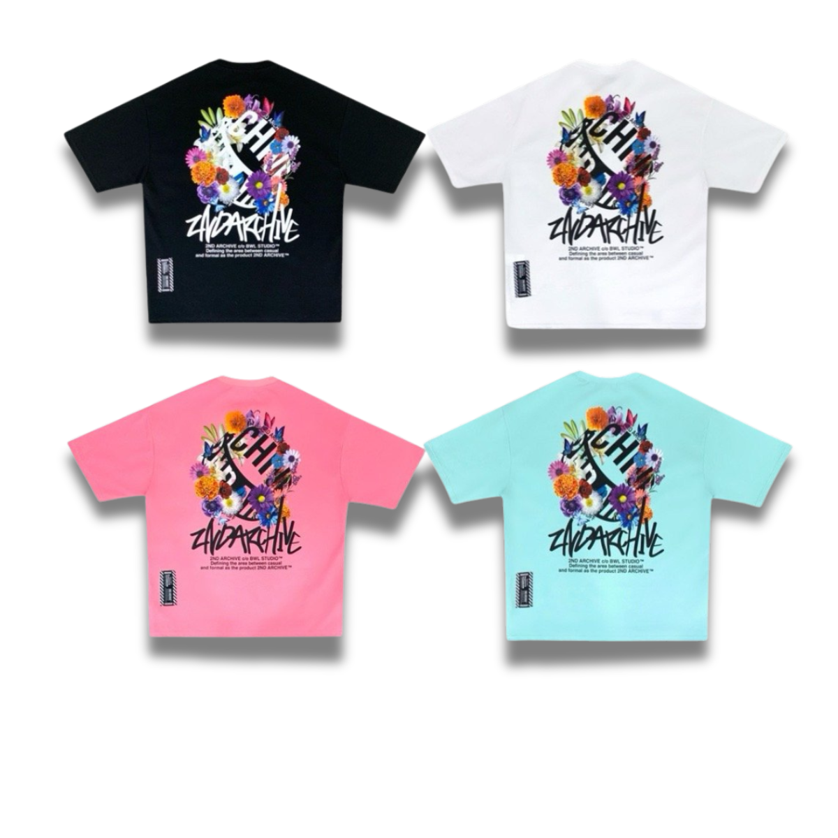 [2nd Archive]フラワーガーデンプリントTシャツ(SAB128)