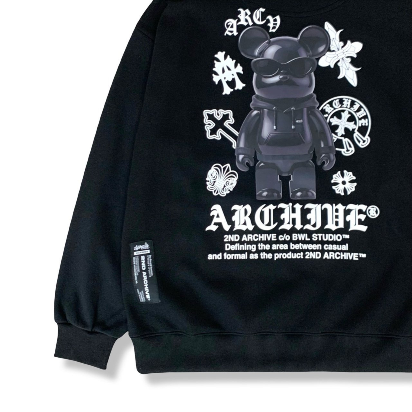 [2nd Archive]ブラッククロスベアスウェット(SAB219)