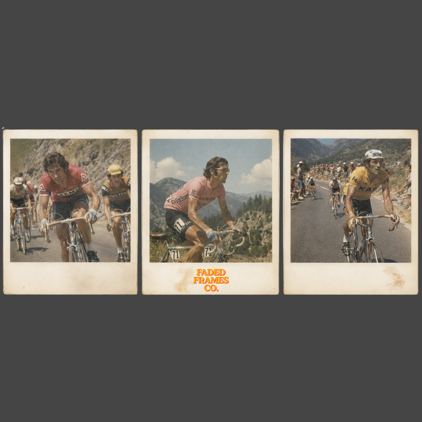 [Faded Frames Co.] ヴィンテージロードバイクTシャツ (131)