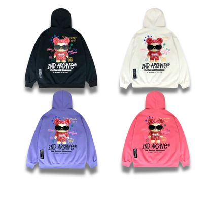 [2nd Archive]ピンクのヒョウ柄サングラスパーカー※セット販売あり(SAB213)