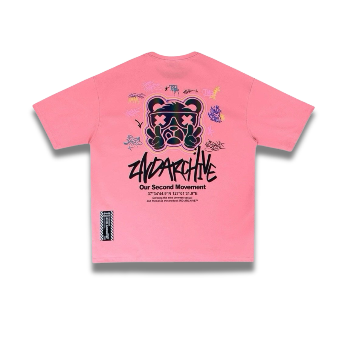 [2nd Archive]ピースベア反射Tシャツ(SAB126)