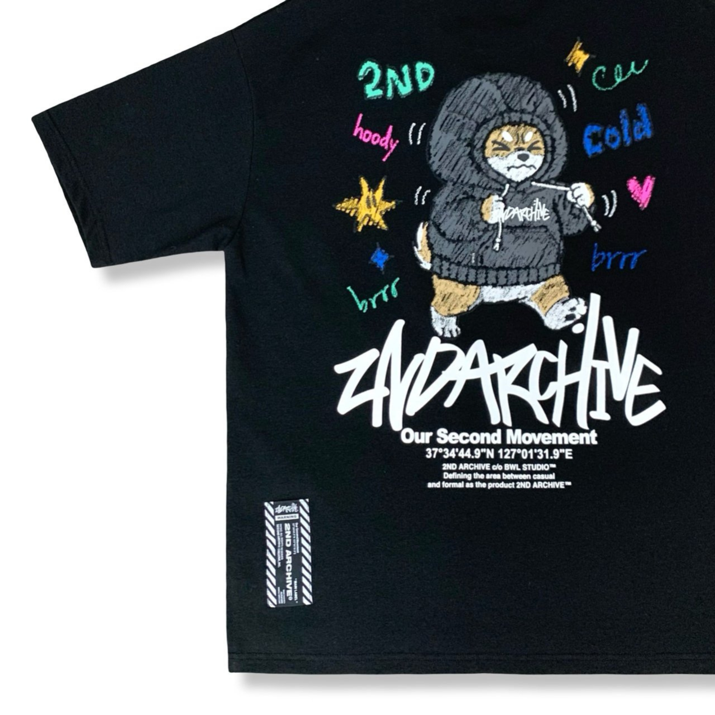 [2nd Archive]柴犬のスケッチTシャツ(SAB228)