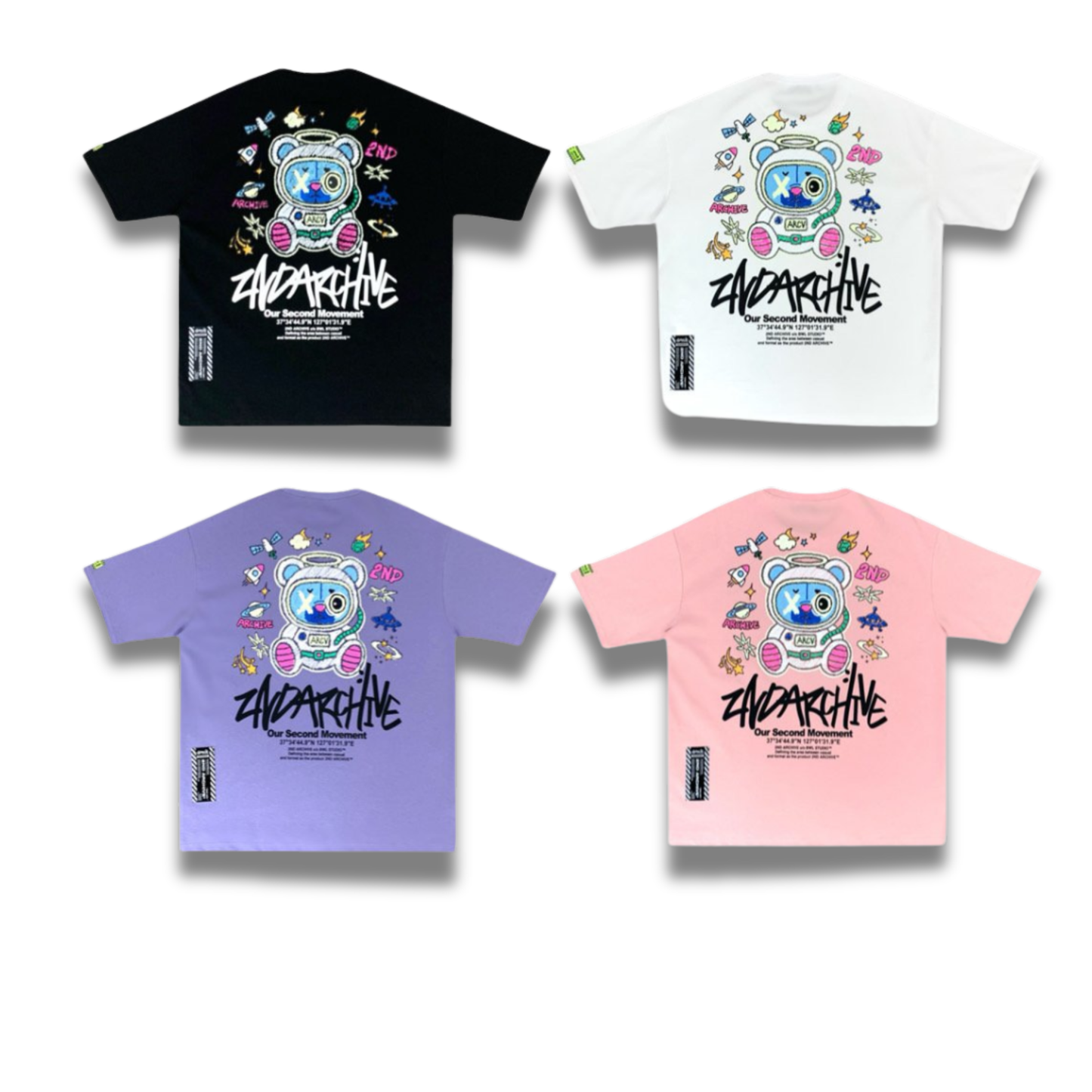 [2nd Archive]光る宇宙クマTシャツ(SAB212)