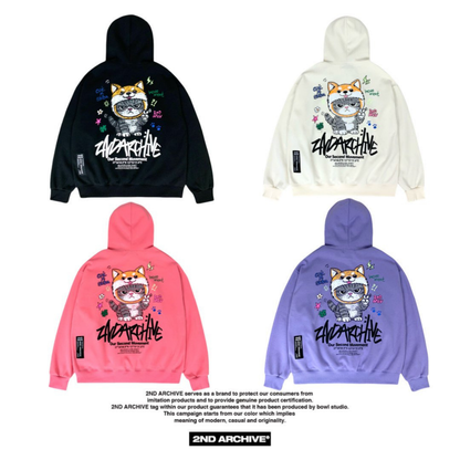 [2nd Archive]柴犬ニット猫パーカー※セット販売あり(SAB257)