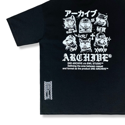 [2nd Archive] スケッチキャットTシャツ(SAB244)