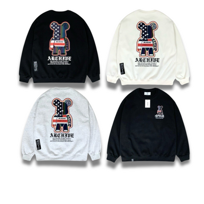 テディベアの表情や服装の細部がわかるクローズアップショット