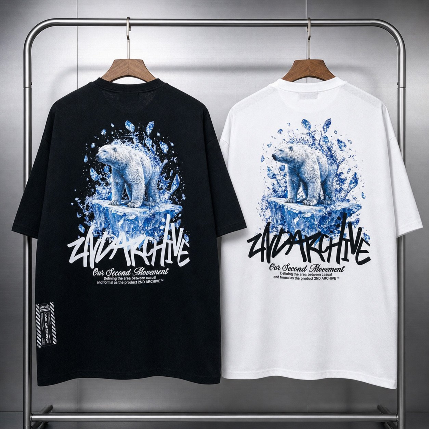 [2nd Archive] アイスホワイトベアTシャツ(SAB246)