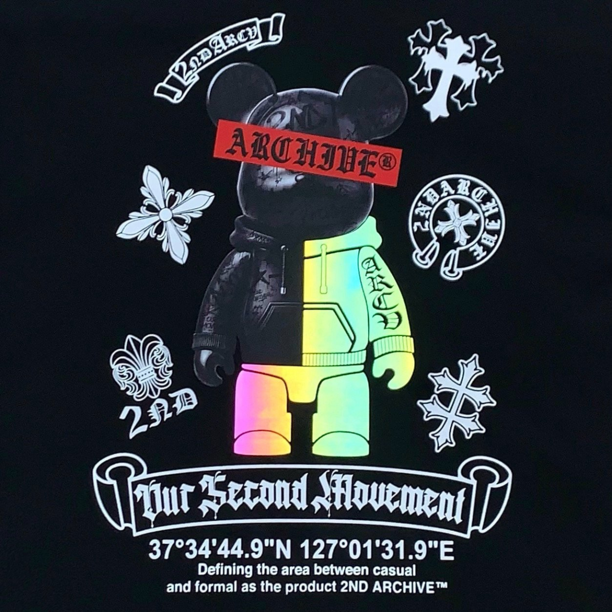 [2nd Archive]赤いテープのテディベアパーカー※セット販売あり(SAB275)