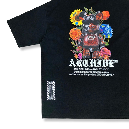 [2nd Archive]黒いバラのテディベアTシャツ(SAB236)