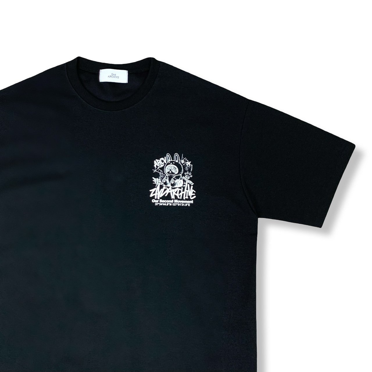 [2nd Archive] 不機嫌そうな猫のスケッチTシャツ(SAB245)