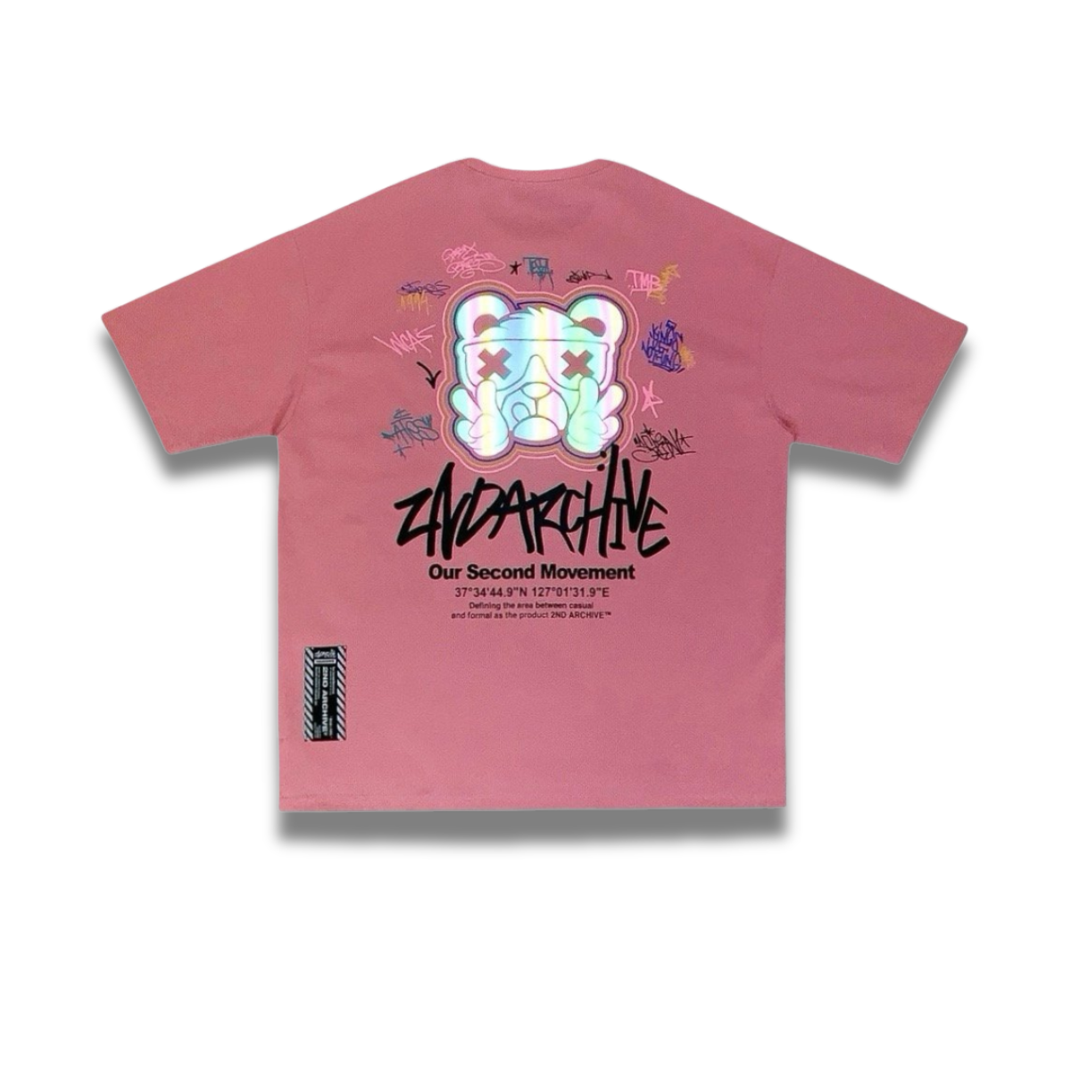 [2nd Archive]ピースベア反射Tシャツ(SAB126)