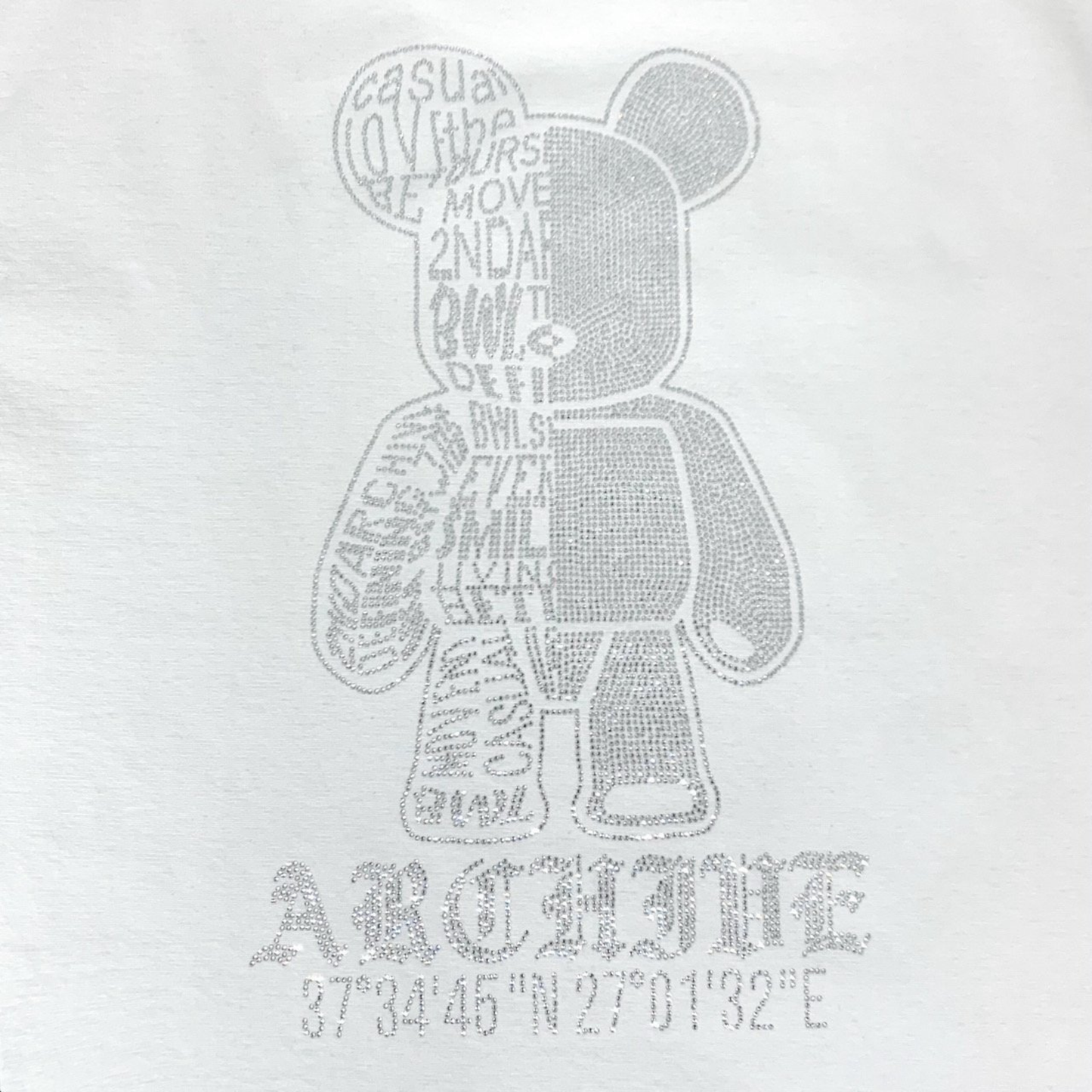 [2nd Archive]スタッズ付きハーフベアTシャツ(SAB222)