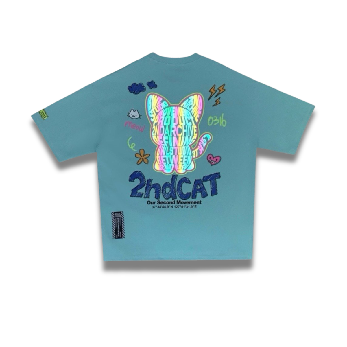 [2nd Archive]「2nd Cat」ロゴTシャツ(SAB122)