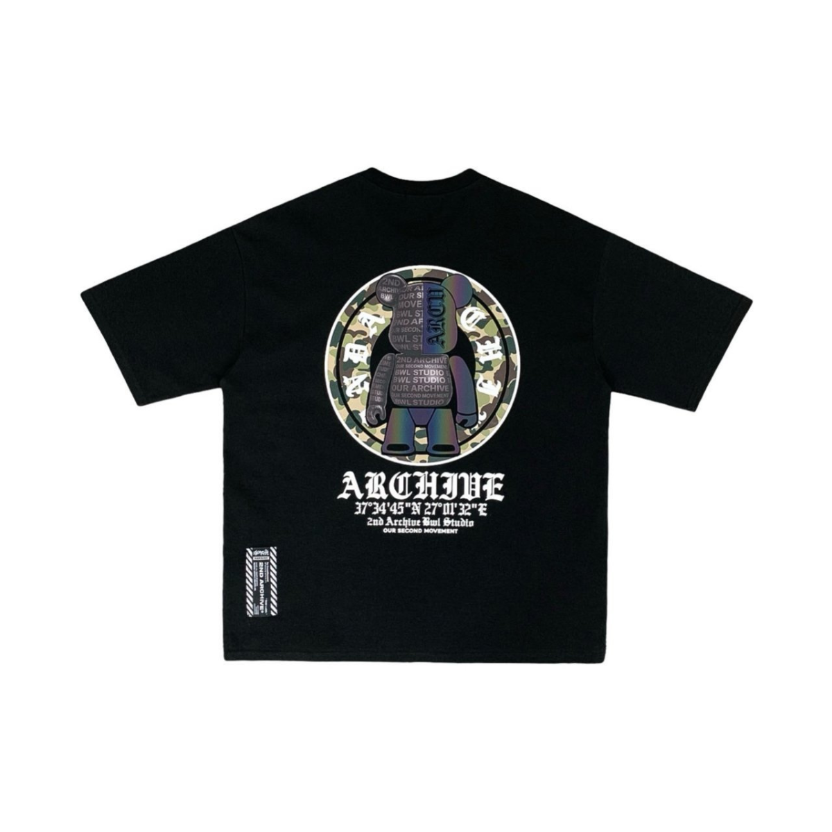2nd Archive]ミリタリーサークル テディベア TシャツMade in Korea
