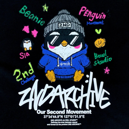 [2nd Archive]クレヨンペンギンTシャツ(SAB225)