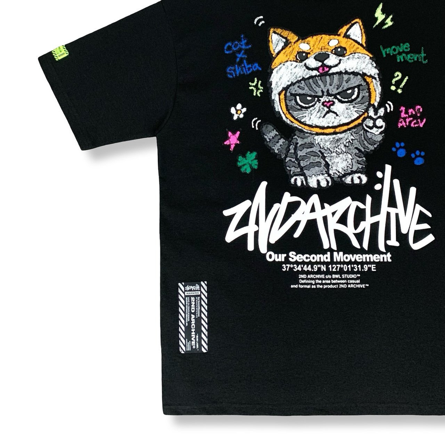 [2nd Archive]シアヴァ猫Tシャツ(SAB238)