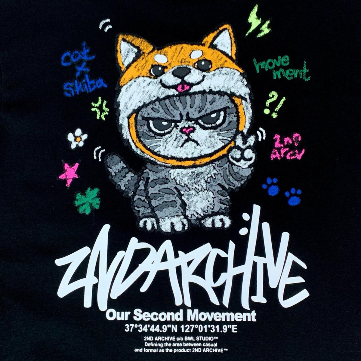 [2nd Archive]柴犬ニット猫パーカー※セット販売あり(SAB257)