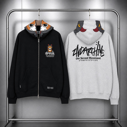 [2nd Archive]フルジップフード付きパーカー※セット販売あり(SAB265)