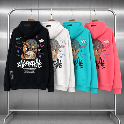 [2nd Archive]ボールキャップ 猫柄パーカー※セット販売あり(SAB262)
