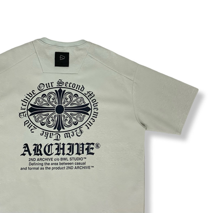[2nd Archive]革パッチ付き十字架Tシャツ(SAB237)
