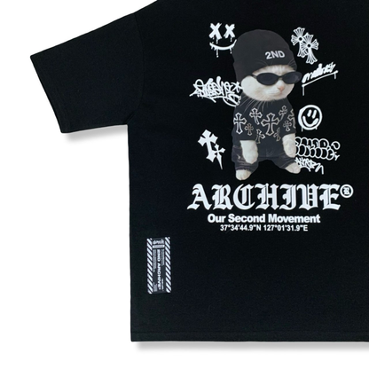 [2nd Archive]スワッグクロスキャットTシャツ(SAB234)