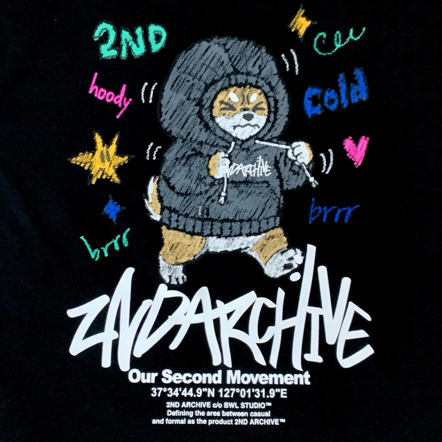 [2nd Archive]柴犬のスケッチTシャツ(SAB228)