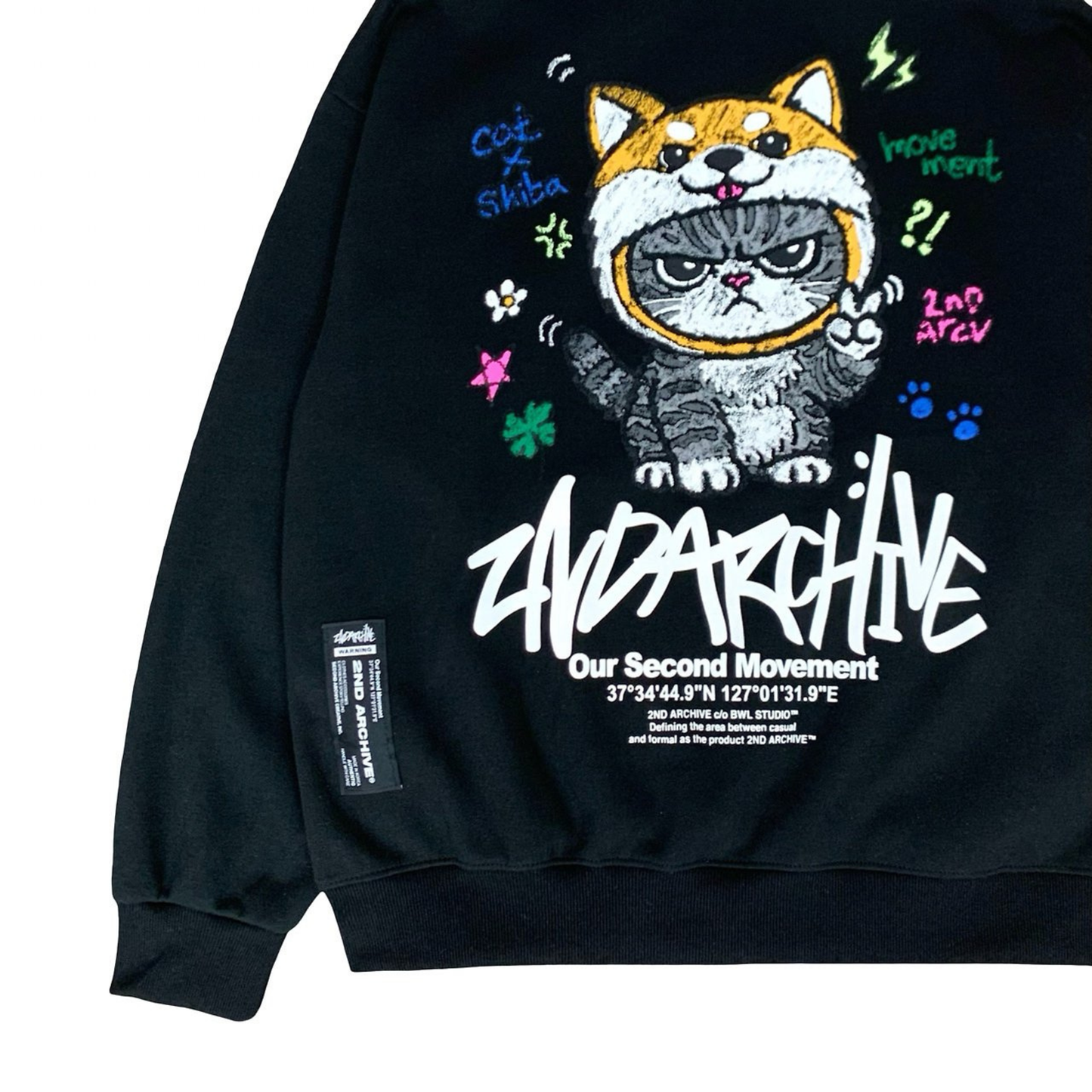 [2nd Archive]柴犬ニット猫パーカー※セット販売あり(SAB257)
