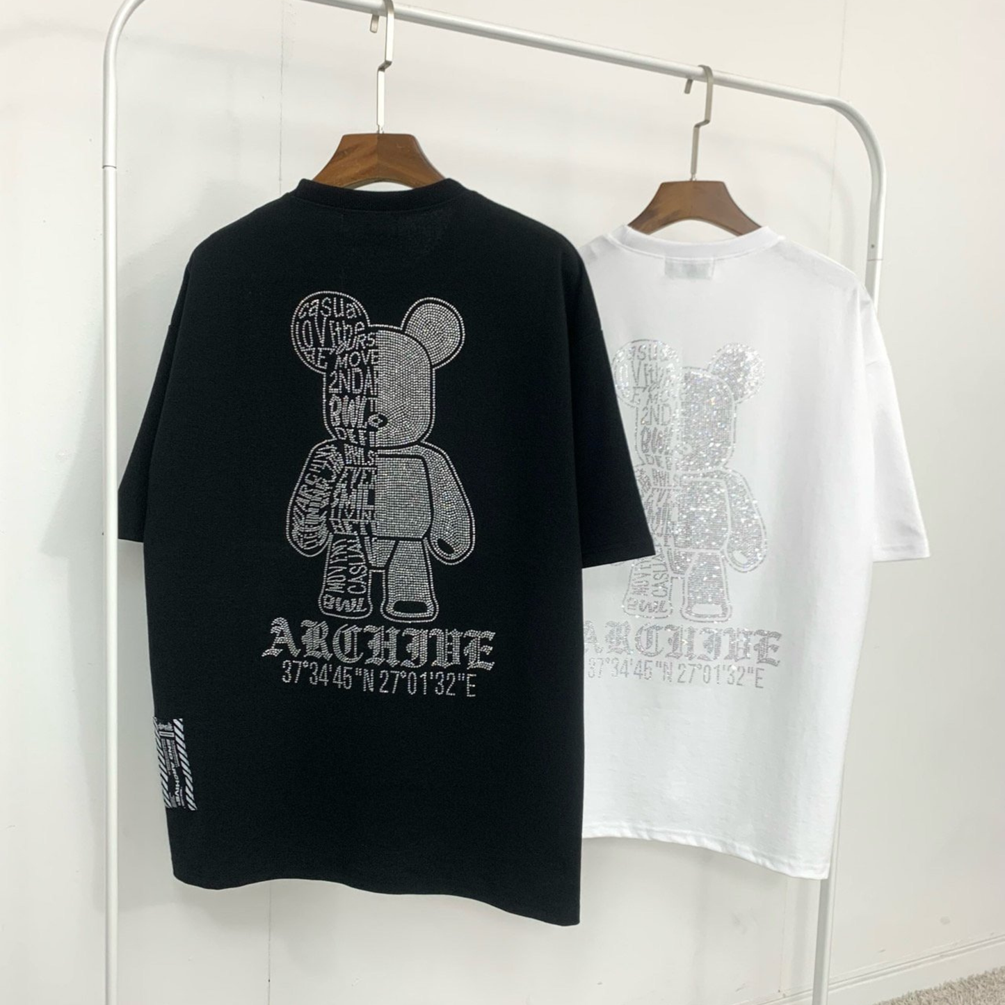 [2nd Archive]スタッズ付きハーフベアTシャツ(SAB222)