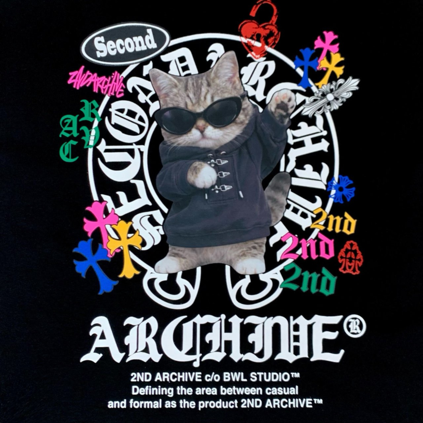 [2nd Archive]サークルダブキャットTシャツ(SAB223)