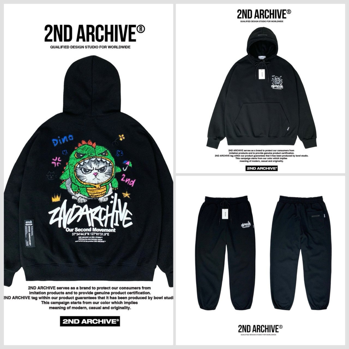 [2nd Archive]ダイノキャットパーカー※セット販売あり(SAB258)