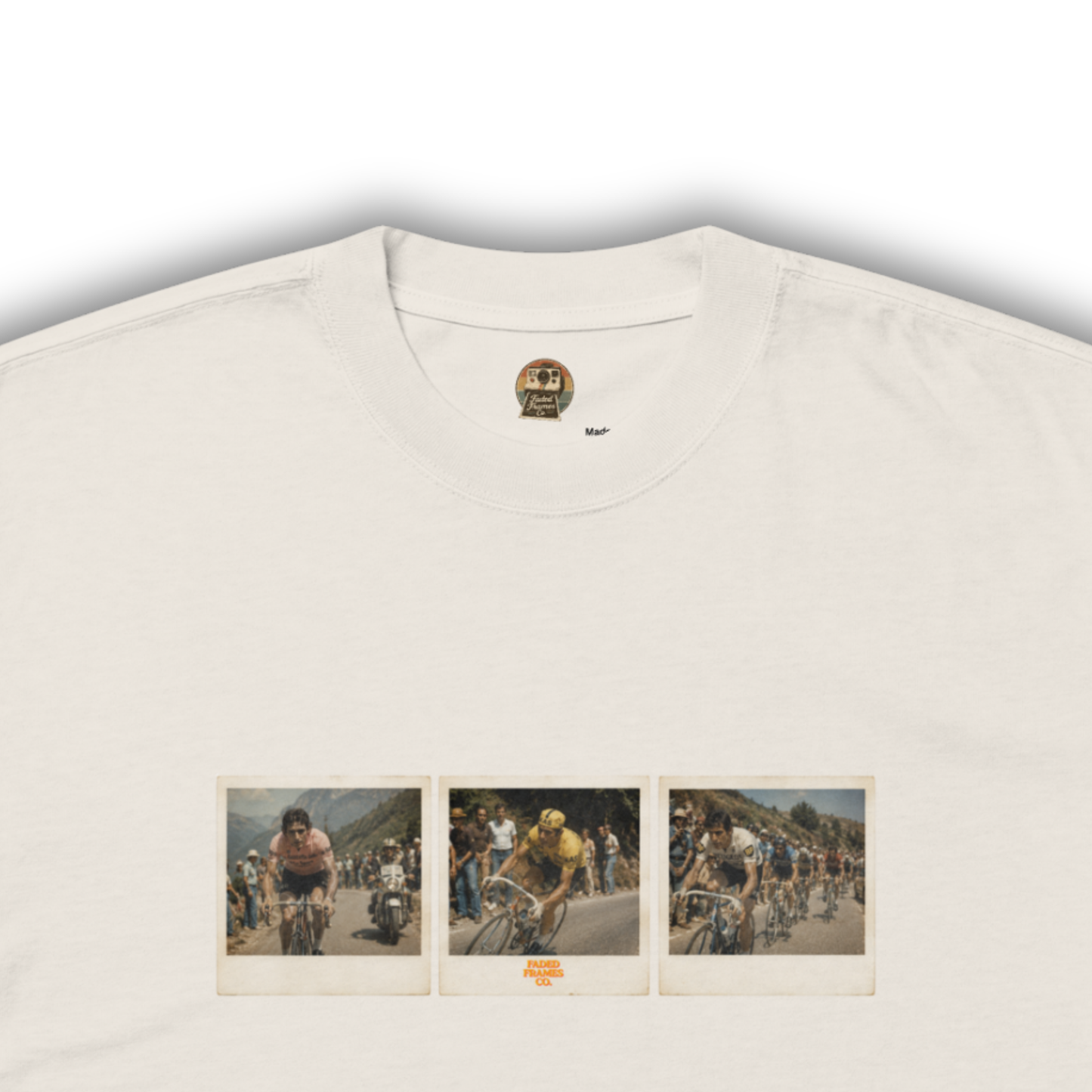 [Faded Frames Co.] ヴィンテージサイクリング写真Tシャツ (135)