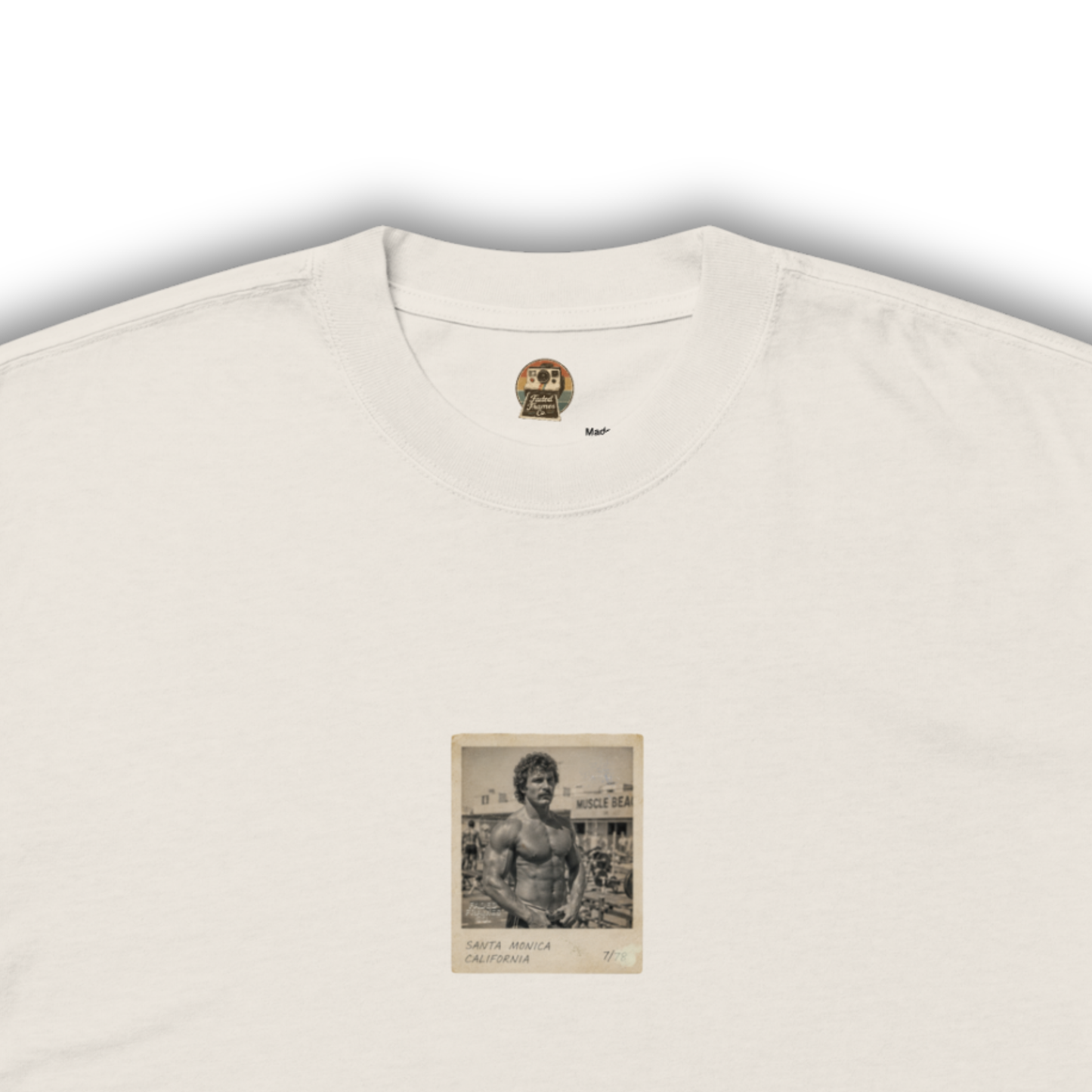 [Faded Frames Co.] ヴィンテージ マッスルビーチ Tシャツ (114)