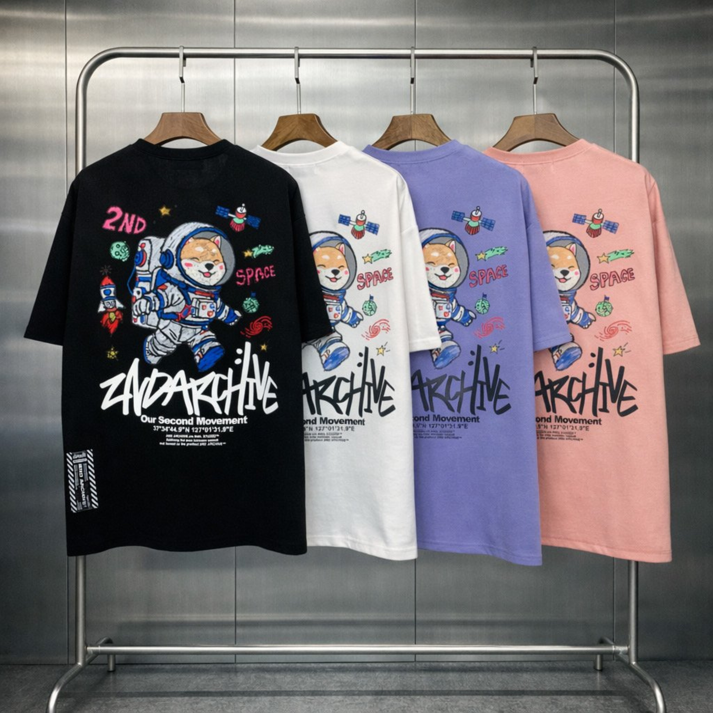 [2nd Archive]宇宙飛行士柴犬Tシャツ(SAB230)