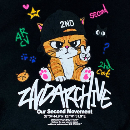 [2nd Archive]クールなトラ猫柄のジップアップパーカー※セット販売あり(SAB269)