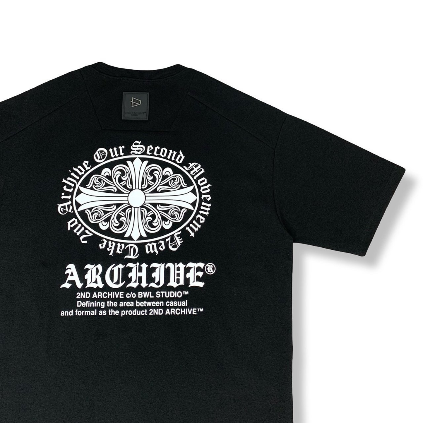 [2nd Archive]革パッチ付き十字架Tシャツ(SAB237)
