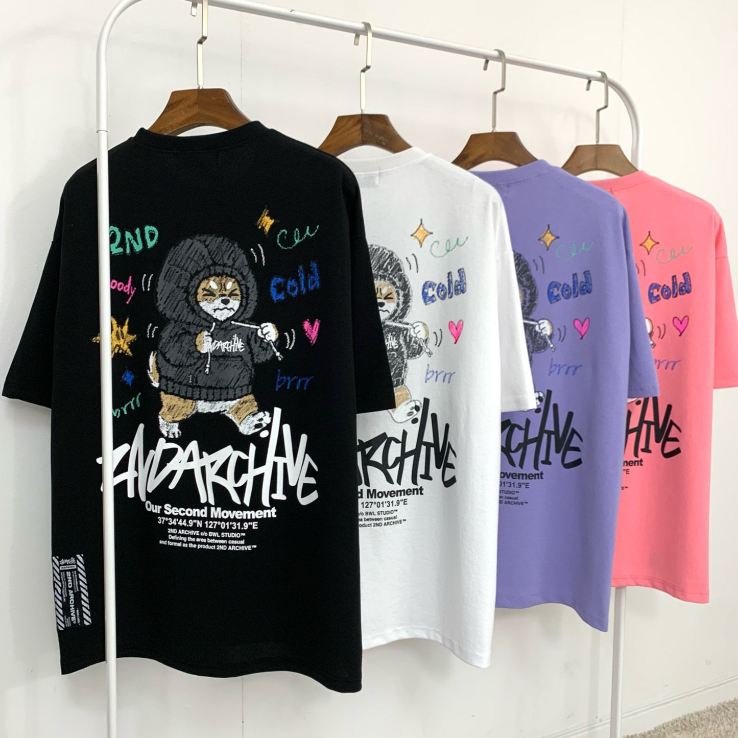 [2nd Archive]柴犬のスケッチTシャツ(SAB228)